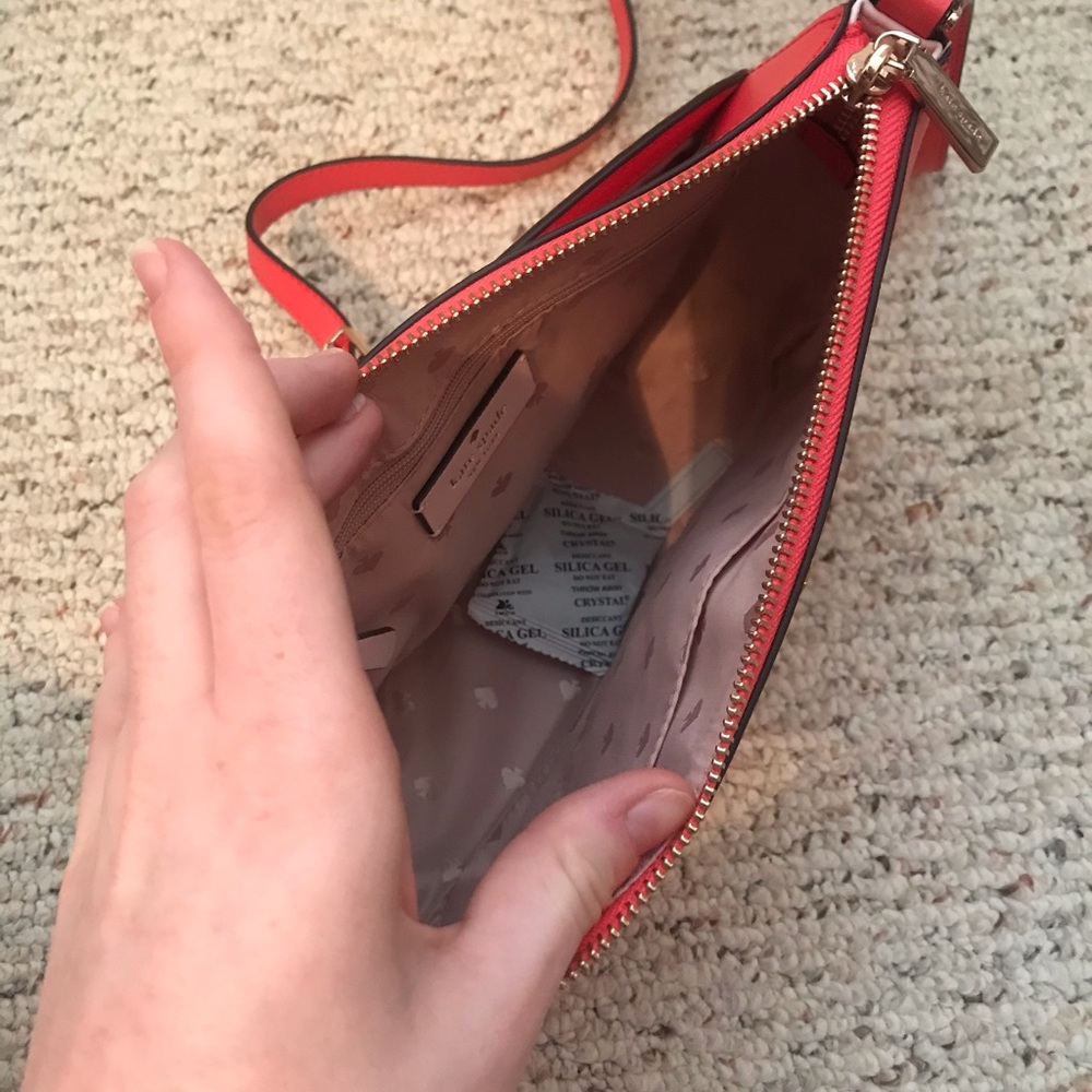 Kate Spade Hot Pink Medium Zip Crossbody - Picture 3 of 4